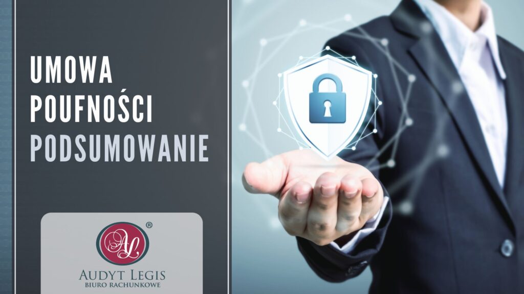 Przykład dokumentu umowy o zachowaniu poufności (NDA) w formacie PDF na tle biura.